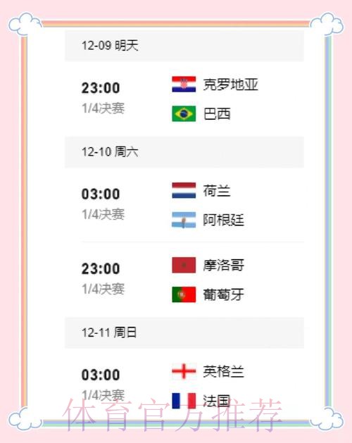 最新世界杯阿根廷内马尔比赛时间全解析 最新世界杯阿根廷内马尔比赛时间全解析